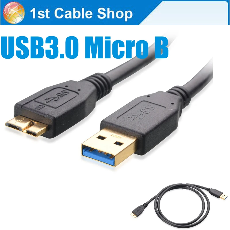 6ft USB 3.0 Micro B Sync data charger cable for WD Hitachi