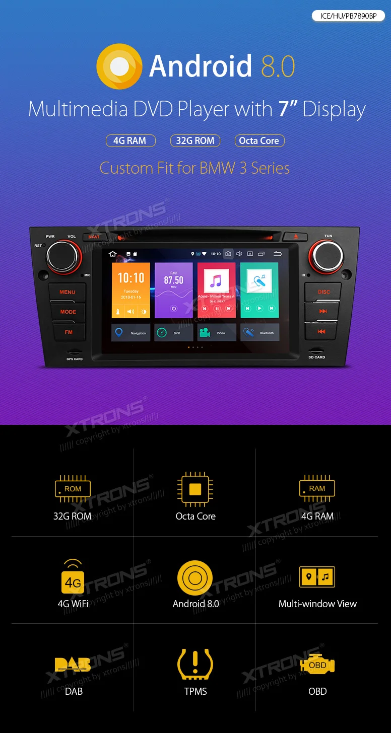 Cheap XTRONS Android 8.0 Octa Core Car DVD Player Stereo GPS for BMW E90 Sedan E91 Touring E92 Coupe E93 Convertible 2007 2008 2009 M3 1 Cheap XTRONS Android 8.0 Octa Core Car DVD Player Stereo GPS for BMW E90 Sedan E91 Touring E92 Coupe E93 Convertible 2007 2008 2009 M3 1