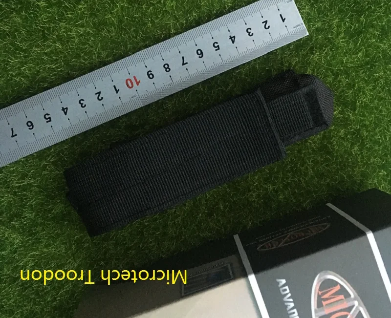 

2016 Newest Microtech Troodon 4 Colours Aluminum OTF Nylon bag for gift Storage Bag Commor Larcefead made