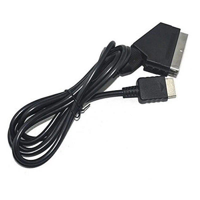 1.8m For Sony Playstation PS1 PS2 PS3 RGB SCART Cable TV AV Lead Replacement Connection Cable For PAL/NTSC Consoles 1.8m For Sony Playstation PS1 PS2 PS3 RGB SCART Cable TV AV Lead Replacement Connection Cable For PAL/NTSC Consoles
