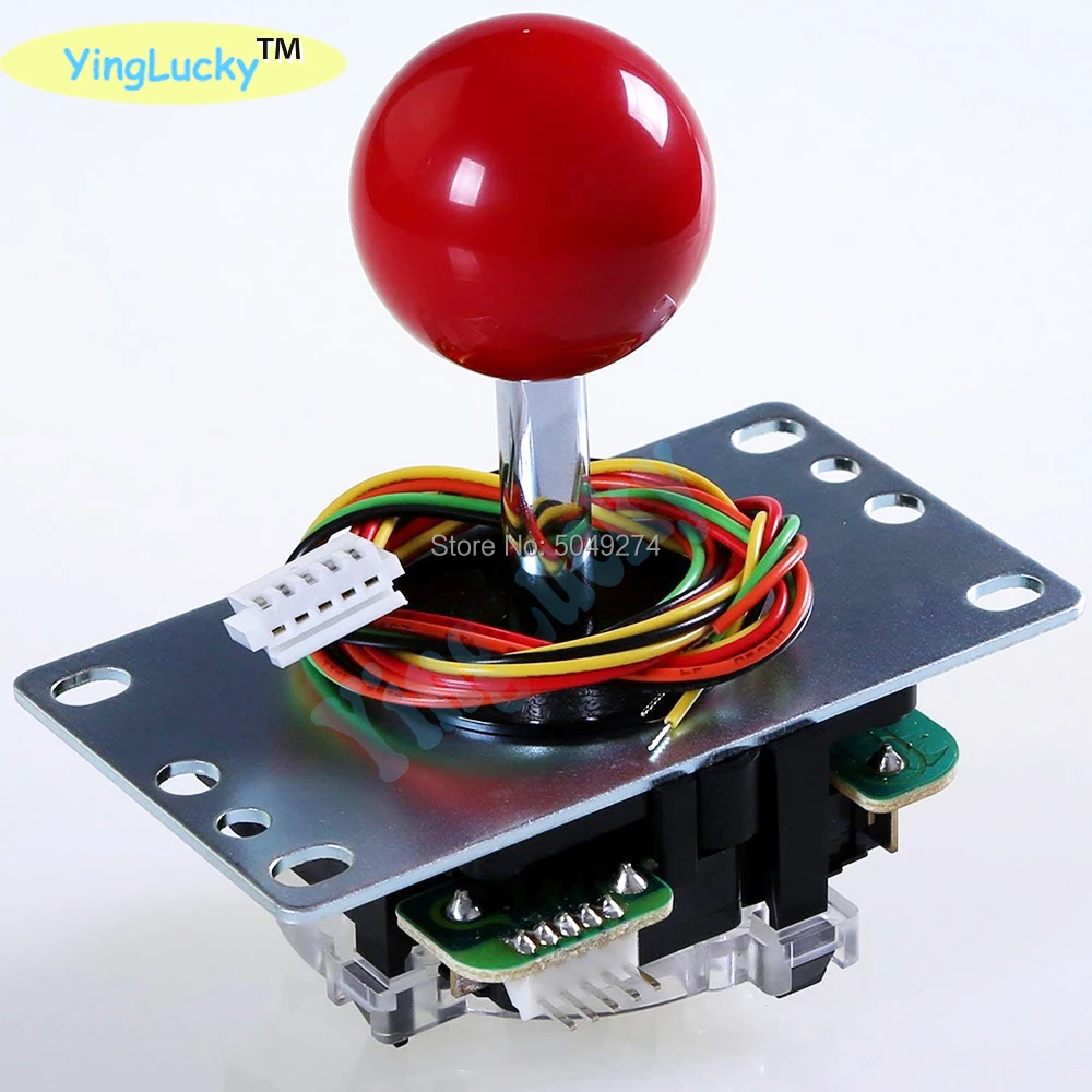  2pcs of Official original Sanwa JLF-TP-8YT joystick with 5-Pin Wiring Harness for Arcade Game Machi