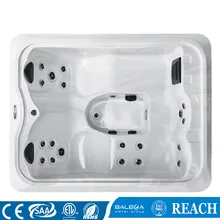 Крытый массаж высокого качества с 2 шезлонгами балкон открытый спа ванна горячая ванна M-3392