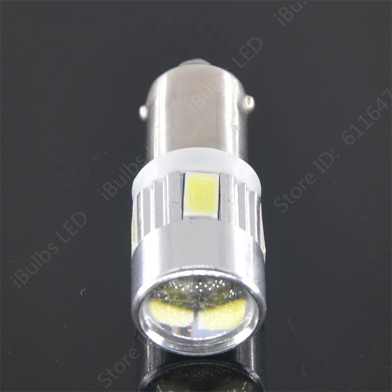 2 шт. высокое качество BA9S 434 T4W светодиодный 6 5630 SMD H6W Авто 5730 AC/DC 12 V Подсветка салона конусообразная лампочка для чтения лампы