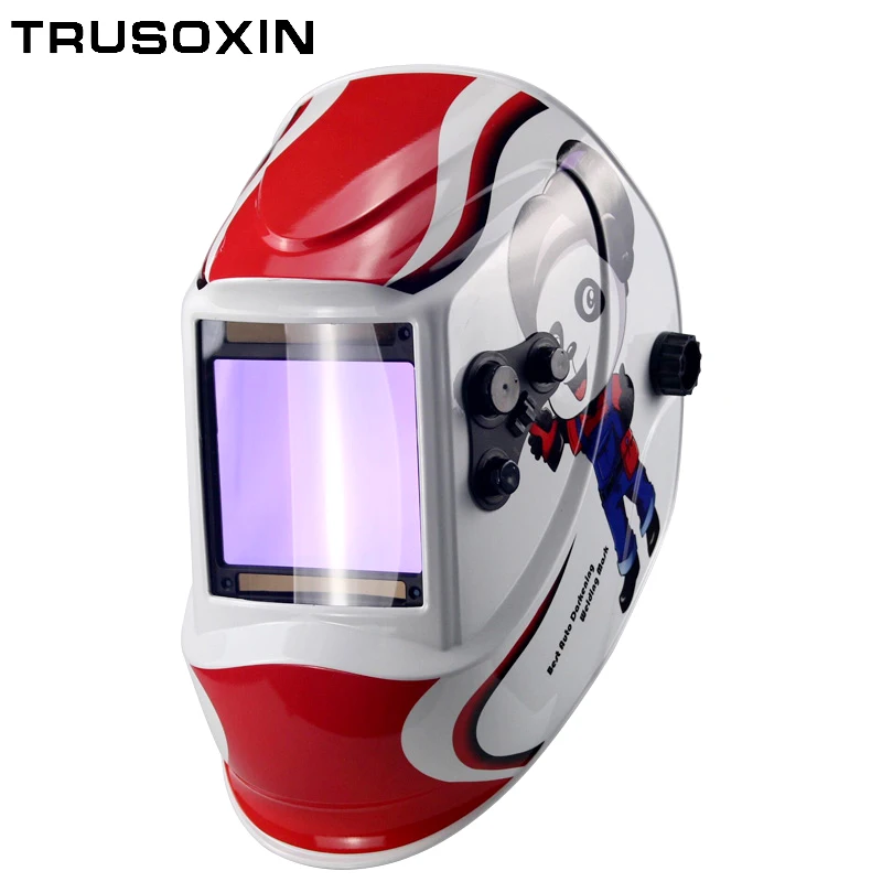 

Out control Big view eara 4 arc sensor DIN5-DIN13 Solar auto darkening TIG MIG MMA welding mask/helmet/welder cap/lens/