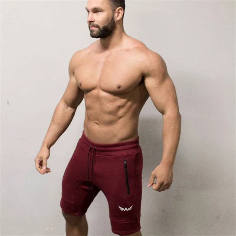 Men Shorts Fitness Bottom Short Pant-4