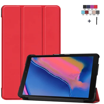 

Wake Sleep Cover For Samsung Galaxy Tab 8.0 P200 P205 SM-P200 SM-P205 Magnet Flip PU Leather Case Capa Fundas +Stylus