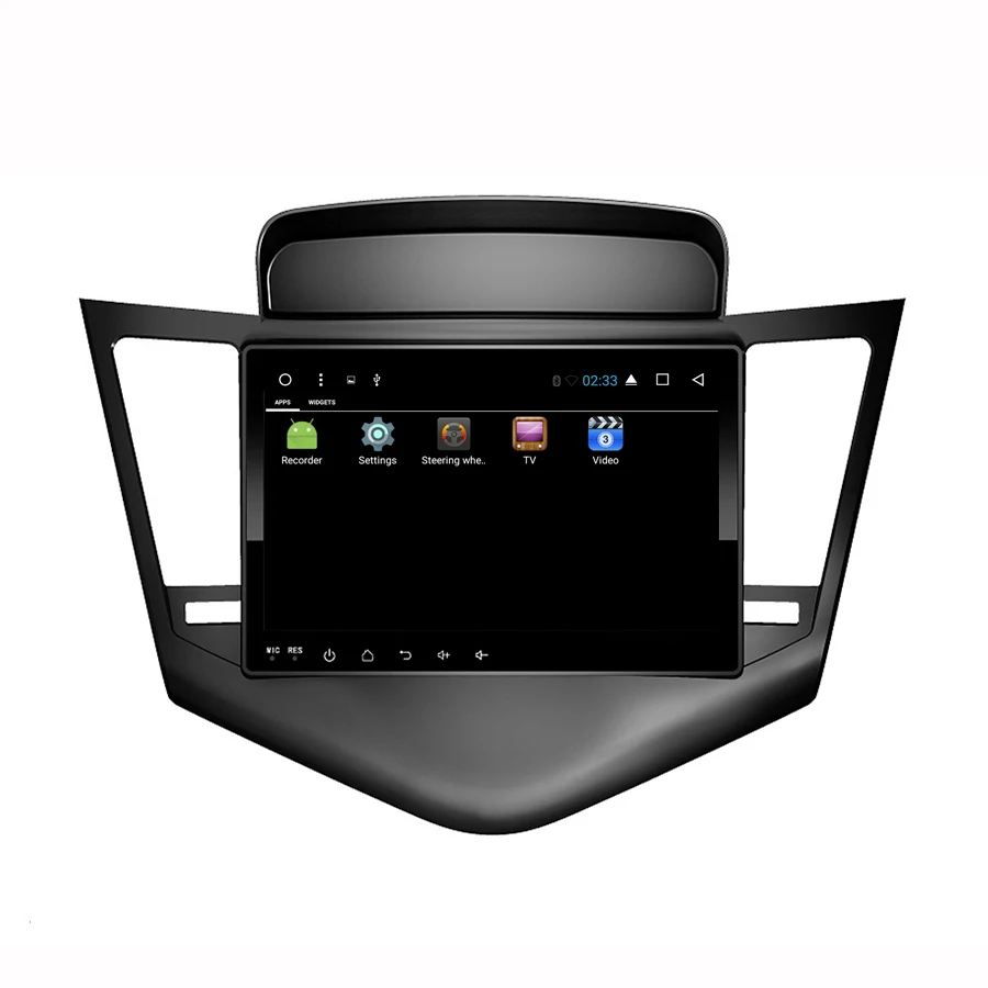 Clearance Asvegen 9 inch Multimedia GPS Navigation Auto Android 6.0 Quad Core Car Radio Stereo Audio DVD Player For Chevrolet Cruze 2009 1