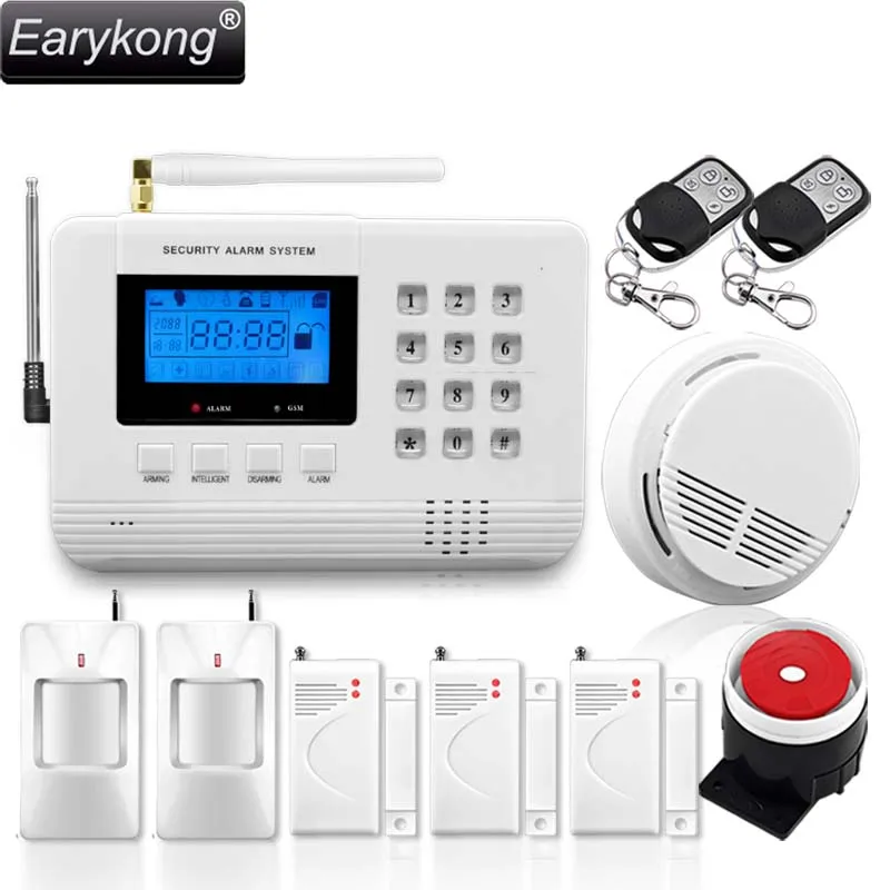 PSTN GSM Alarm System, Support Russian / Spanish / English Voice
