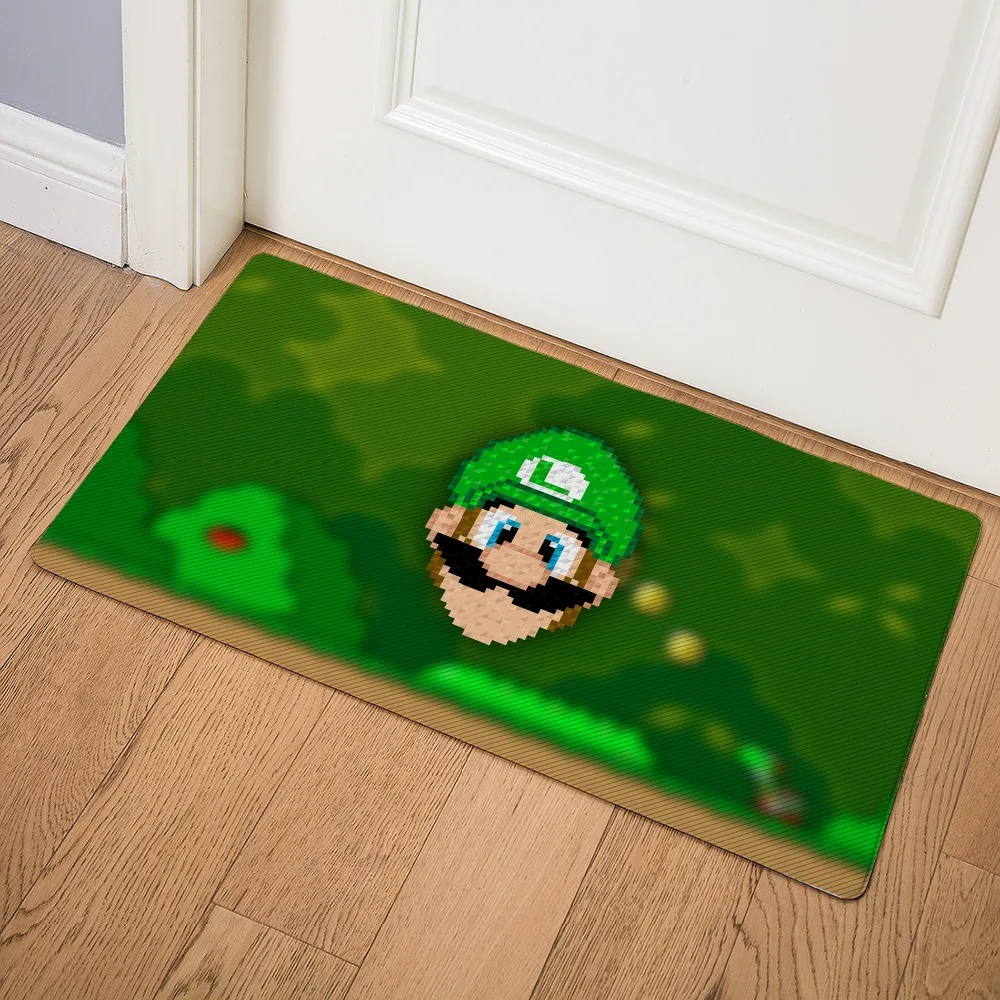 

Super Marie Welcome Front Door Mat Kitchen Rug Bathroom Mats Entrance Doormat Outdoor Carpet Non-slip Floor Mat Home Mats