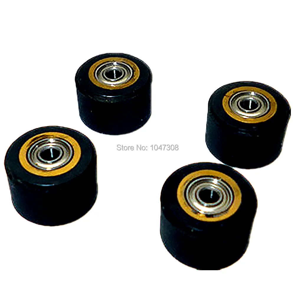 

4pcs NEW 5X11x16mm vinyl cutter copper core pinch roller cutting plotter wheel paper wheel press roller rubber pinch roller