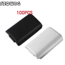 FZQWEG 100 PCSReplacement Battery Pack Cover Compartment Shell Shield Case Kits for Xbox 360 Wireless Controller
