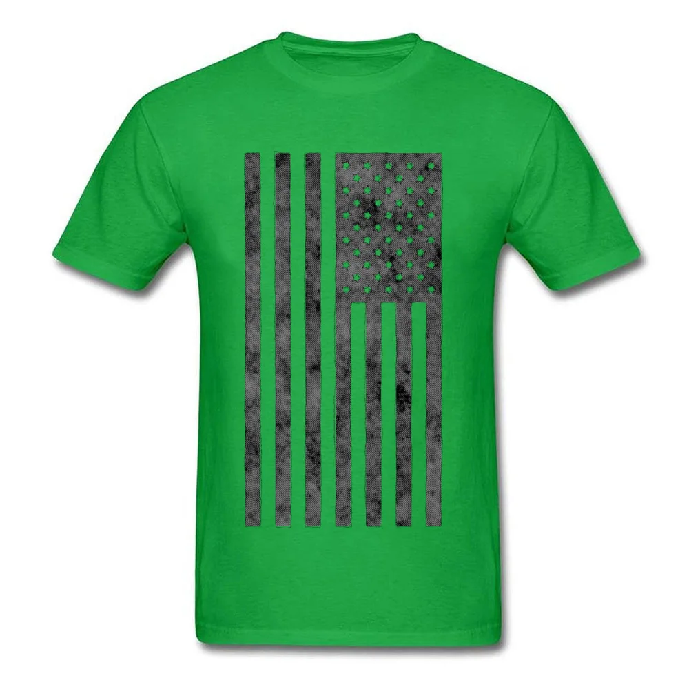 Grunge Style American Flag Birthday April FOOL DAY 100% Cotton O-Neck Men Tops & Tees Tops Tees Cheap Short Sleeve T-shirts Grunge Style American Flag green