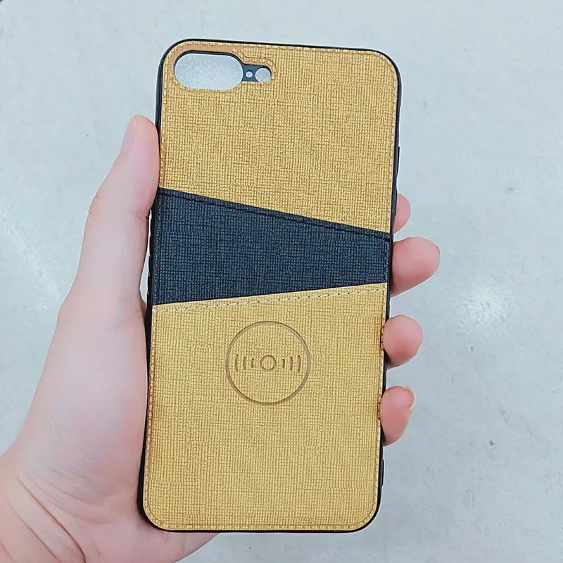 New Fabric Cloth Vehicle For iPhone X XS Max XR Credit Card Wallet Case for iPhone 8 7 6 6S Plus Card Slots Hard Cover Fundas