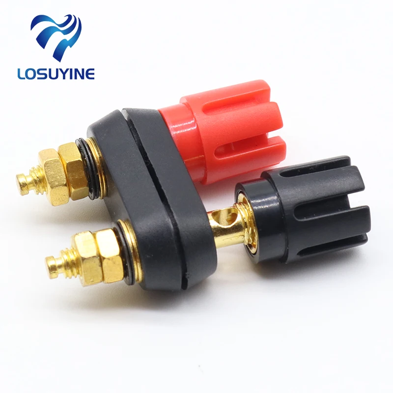 

1 pcs Speaker banana plug BINDING POST terminal connector banana socket Dual Female Banana Plug for Speaker Amplifier