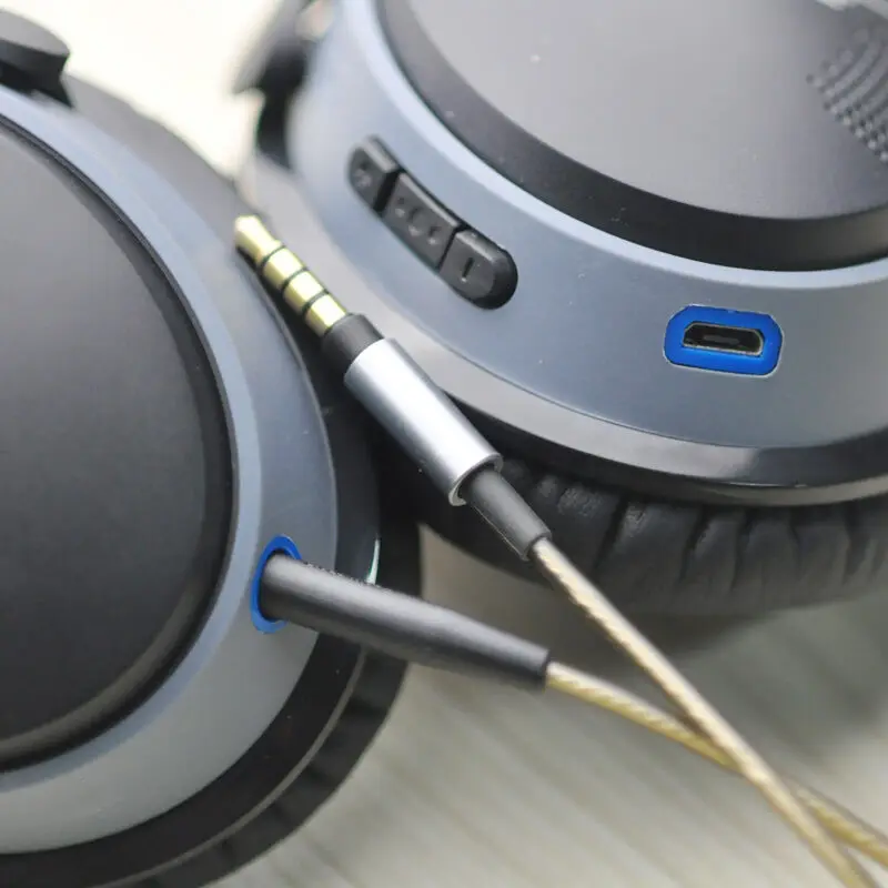 Silver Replace Audio Cable Mic For Bose SoundTrue Around Ear AE II SoundTrue SoundLink On Ear OE2 OE2i HEADPHONES