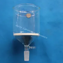 Воронка 1000 мл Buchner, 1л, c-фильтр грубой очистки, со шлангом 10 мм, 24/40 стык,(лабораторная стеклянная посуда