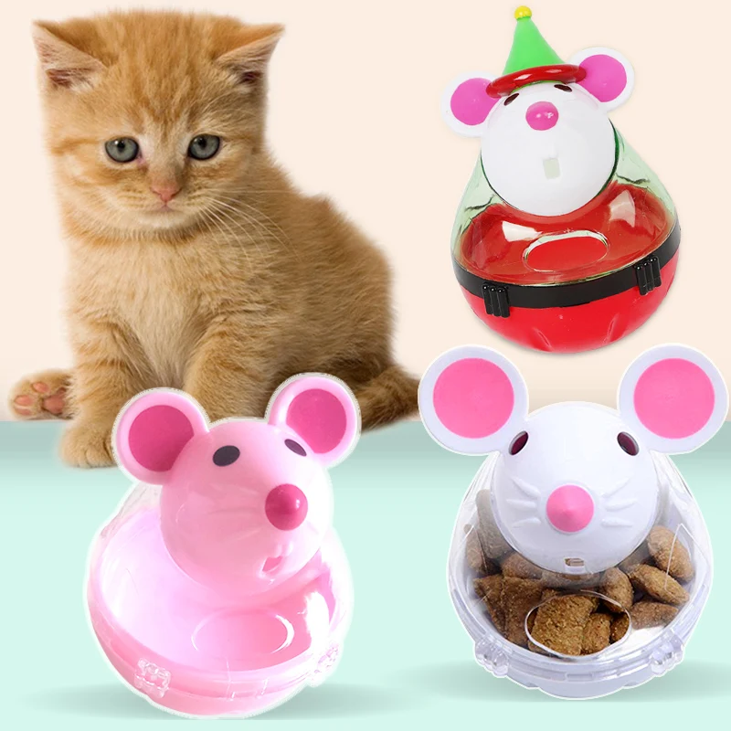 Новые игрушки для кошек детская кормушка кормление домашних животных неваляшка
