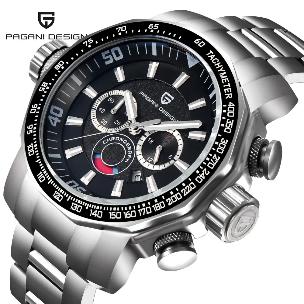 Men Watches Luxury Brand PAGANI DESIGN Sport Watch Dive Watch Military Multifunction Big Dial Quartz Wrist Watches reloj hombre