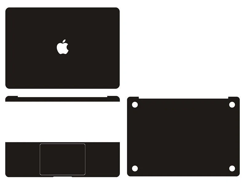 Ноутбук углеродного волокна виниловые наклейки на кожу чехол для Apple Macbook Air A1932 MREA2LL/2018 выпуска