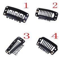 100 шт U/Wire формы оснастки клип резиновые зажимы для парика для наращивания волос черный парик расчески заколки для волос для плетения наращивание волос шапки