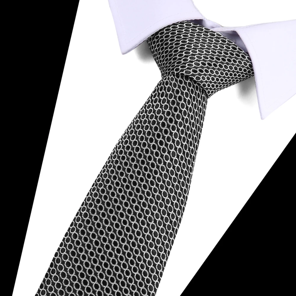 

Polyester Silk Neckties Neck Ties for Men 7.5 cm Business Neckwear Corbatas Wedding Suits Gravatas Men suit accessories