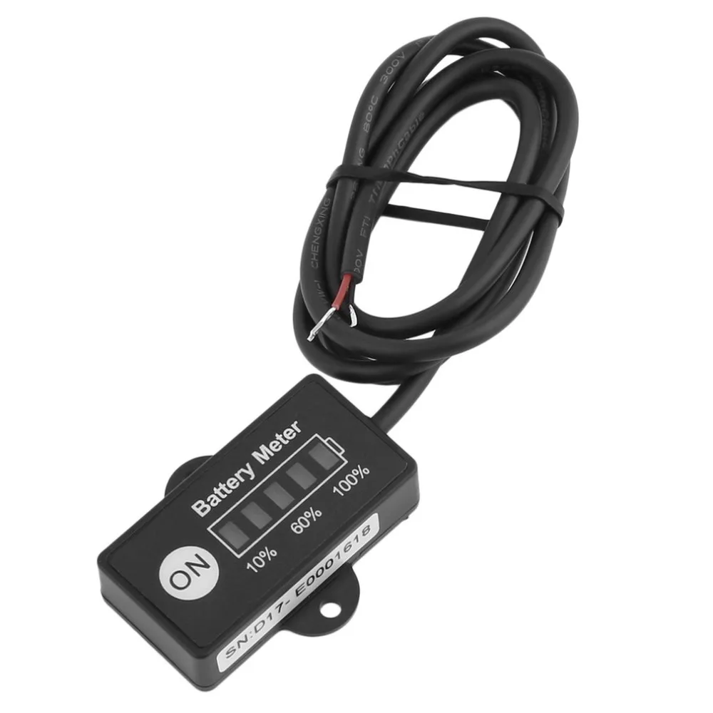 1pcs Lead Acid Battery Fuel Gauge Indicator Meter for 12 Volt SLA AGM