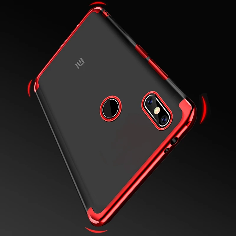 Для телефона Xiaomi Redmi Note 5 роскошное покрытие для чехла прозрачные силиконовые