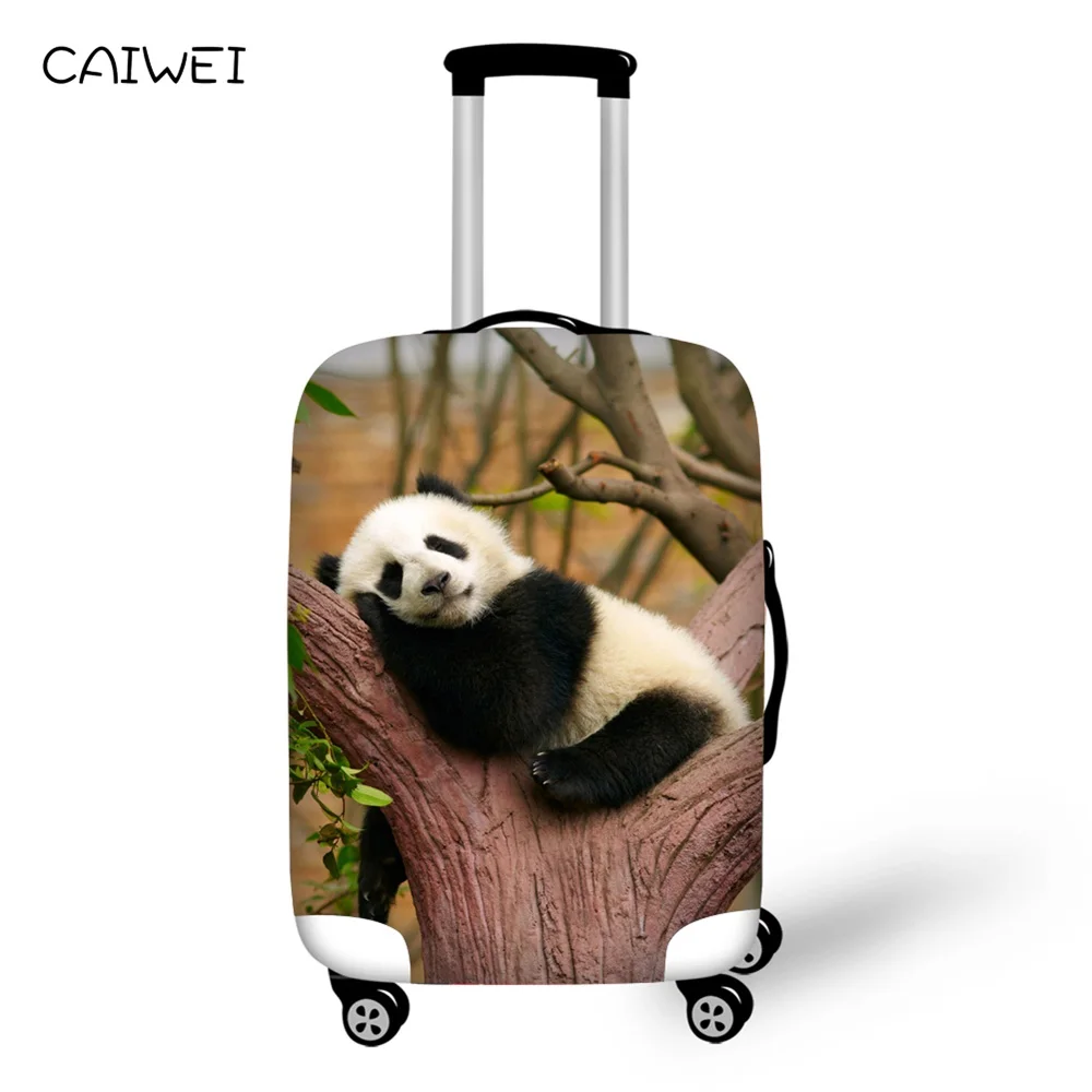 

Stretch Waterproof Luggage Cover to 18-30 Inch Suit Case Cute Panda Print Suitcase Protective Covers Travel Accessories
