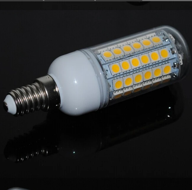 

Горячие продажи 220V 15W E14 5050smd Светодиодная лампа теплый белый/белый водонепроницаемый 69 светодиодный 5050 SMD светодиодный кукурузная лампа светильник Бесплатная доставка