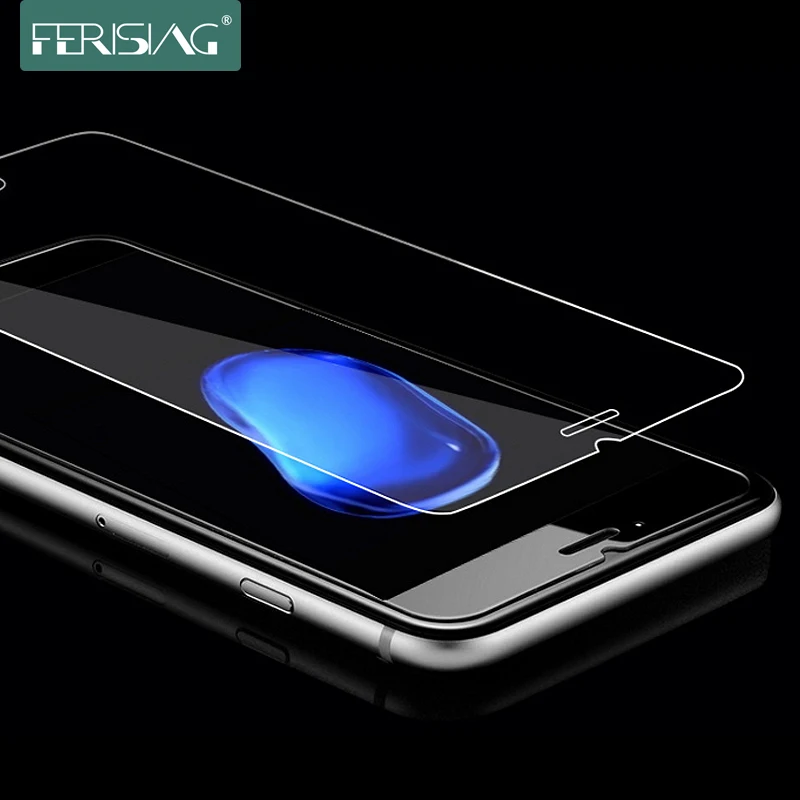 

FERISING 2.5D/3D For iPhone 7 Screen Protectors Surface Full Screen Tempered Glass for iPhone7 Plus 5.5'' Clear Blue Anti Matte