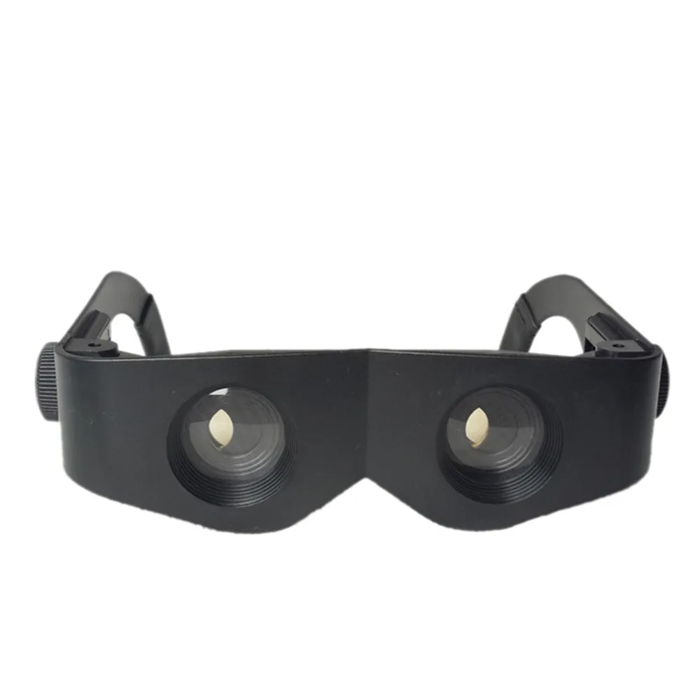 

Portable Glasses Style Magnifier Binoculars Telescope For Fishing Hiking Concert High Quality Black