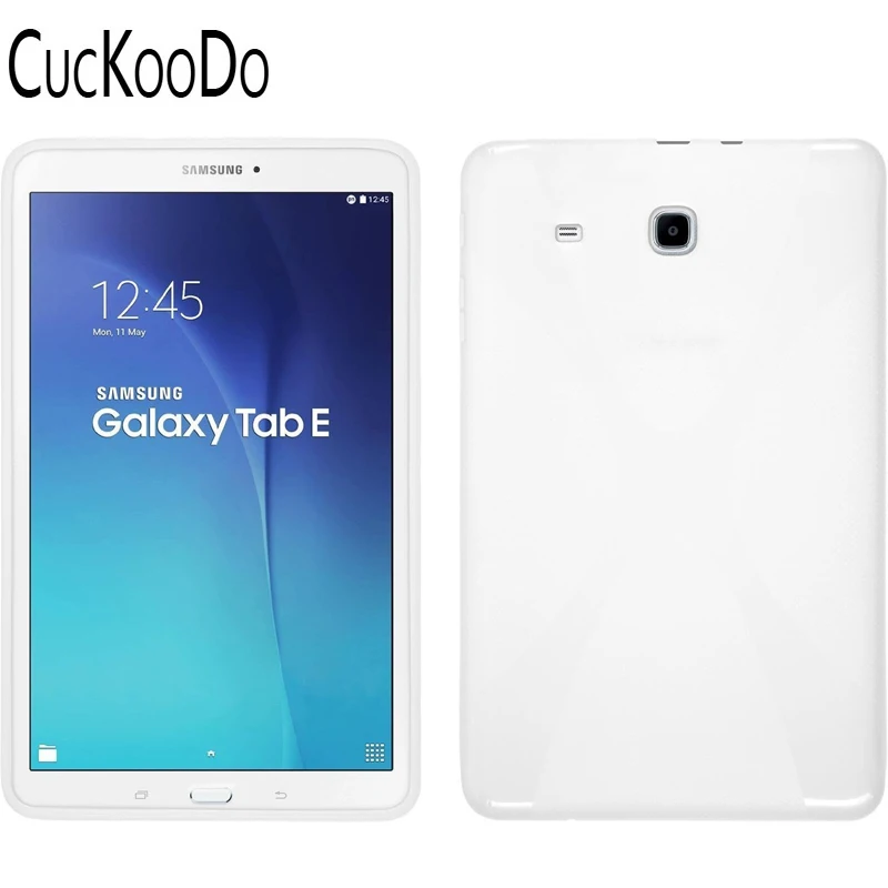 

CucKooDo 50Pcs/lot Design Slim TPU Gel Rubber Soft Skin Case Cover for Sasmung Galaxy Tab E 9.6-Inch SM-T560/SM-T561