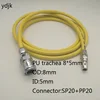 5 10 15 20 метров PU 8 мм x 5 мм полиуретановый воздушный компрессор шланг гибкий воздушный инструмент 8*5 мм с разъемом SP20 + PP20 ► Фото 1/3
