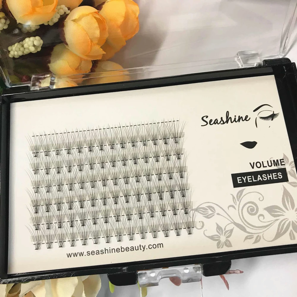 

10D Russia Volume Lashes Eyelash Extension 1 Tray/Set Individual EyeLashes Premade Fan Lashes Heat Fused Lashes Free Shipping