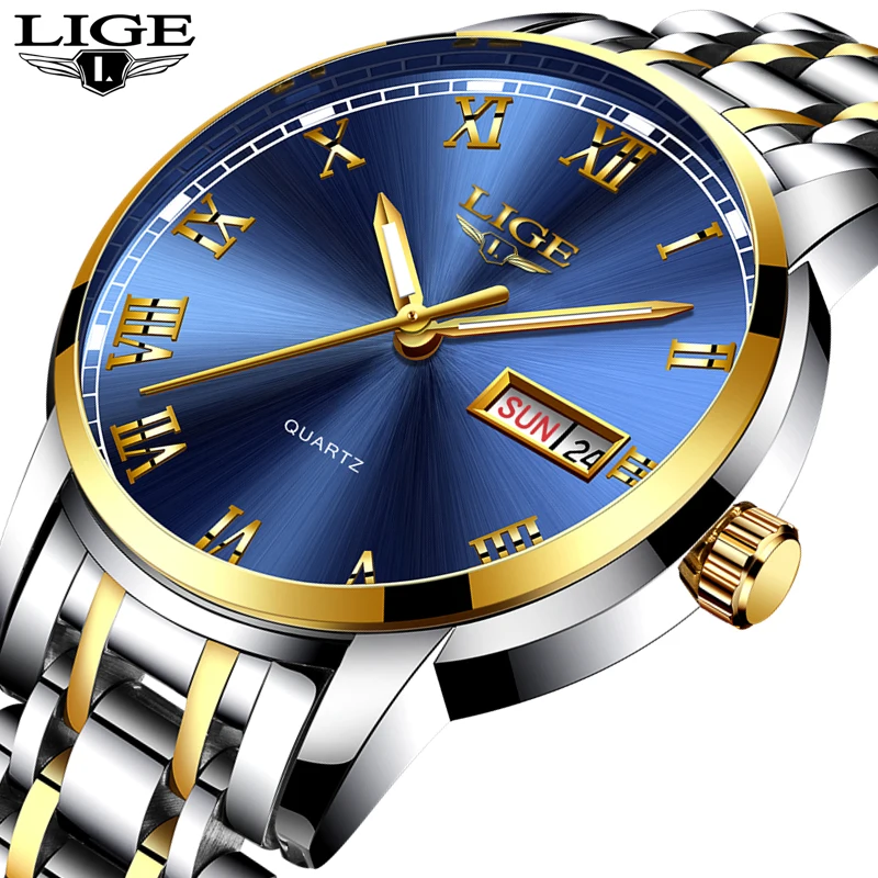 2018 LIGE Mens Watches Men's Military Sports Watch Men Stainless Steel Waterproof Watch Multi-function Timekeeping Quartz Clock 2018 LIGE Mens Watches Men's Military Sports Watch Men Stainless Steel Waterproof Watch Multi-function Timekeeping Quartz Clock