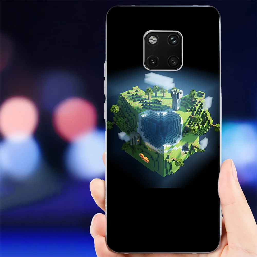 IYICAO Minecraft World game Мягкий силиконовый чехол для телефона Huawei Mate 10 20 Lite Pro Nova 2 2i 3 3i 4 TPU