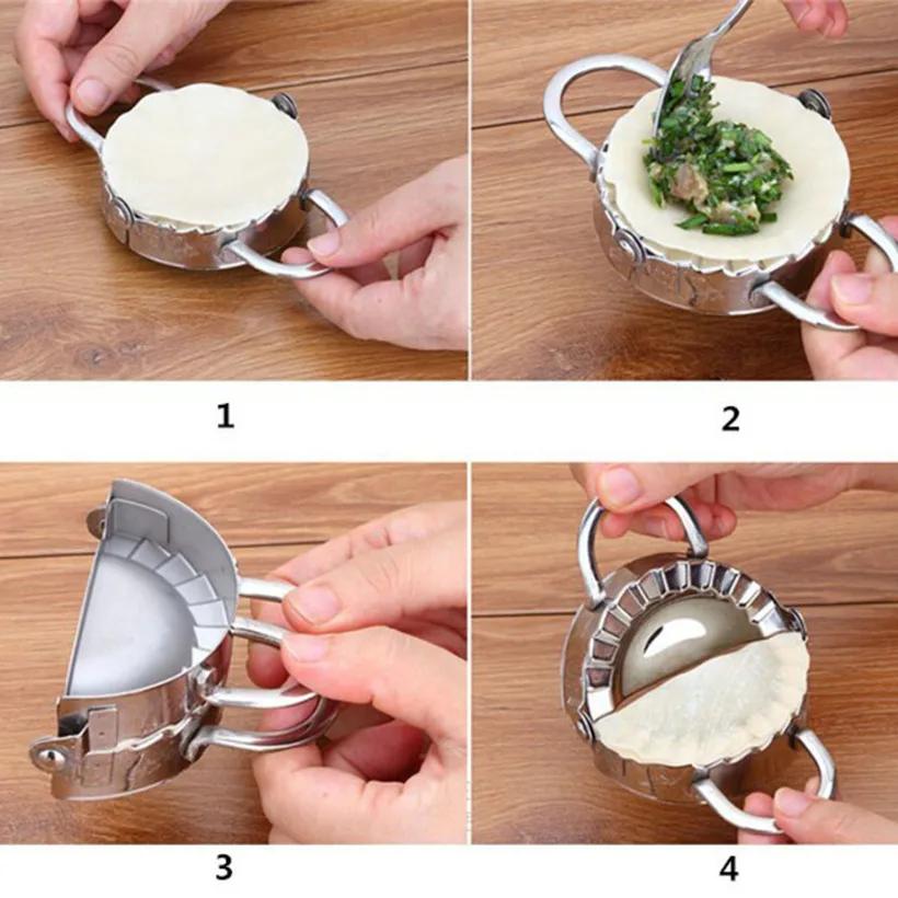 Легко DIY клецки плесень обертка резак машина приготовления кондитерских