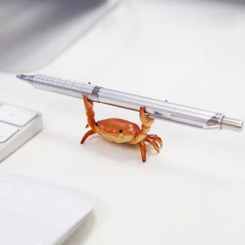 

Office Accessories Creative Cute Crab Pen Holde Weightlifting crab pen Glasses Bracket Storage Rack Gift Stationery