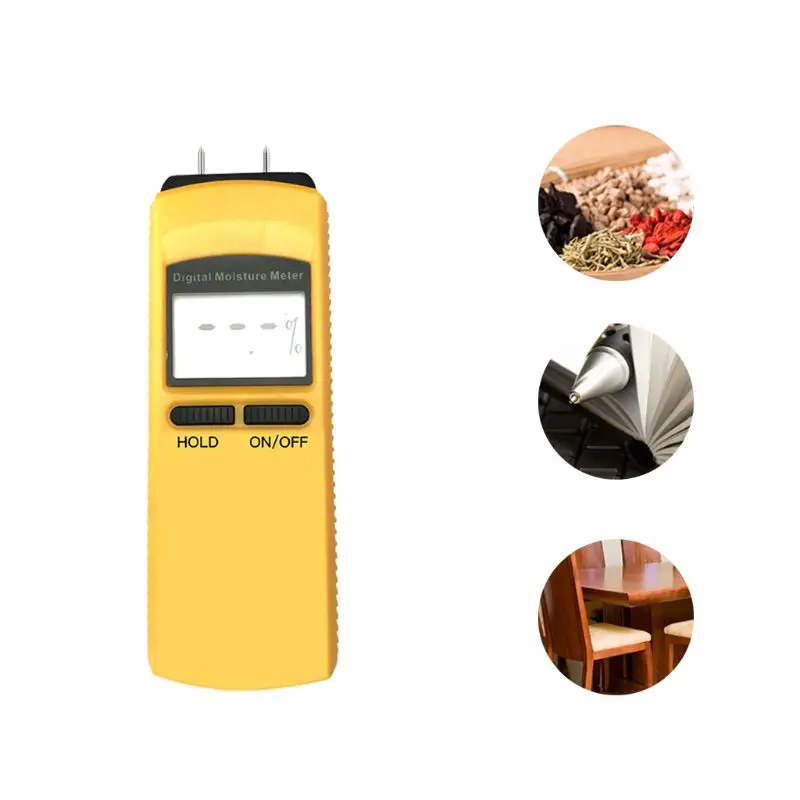 

Wood Digital Moisture Meter LCD Display Damp Tester Timber Plaster Sensor