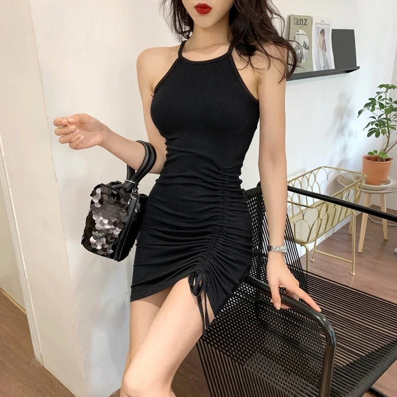 

Women Bodycon Dress Sleeveless Package Hip Dress Feminine Slim Strapless Dresses Sundress Female Summer