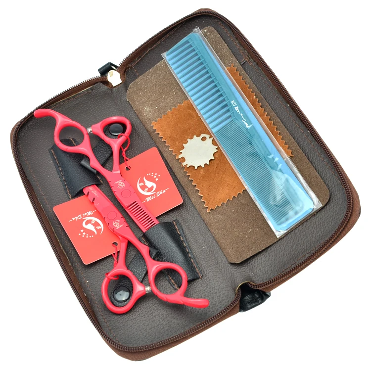 

Meisha 5.5/6 inch Japan 9cr Hair Scissors Set Hair Cutting Salon Scissor Makas Barber Thinning Hairdressing Shears HA0185