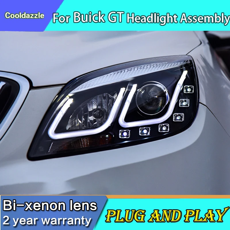 

Styling Case For Buick Excelle XT Opel Astra LED Headlight DRLDouble Beam Headlight Bi-xenon Lens HID Accessories 2010-2014