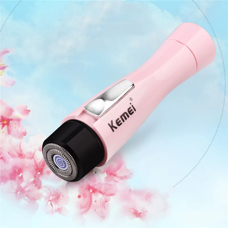 Kemei KM-1012 миниатюрный женский эпилятор электробритва для женщин для удаления волос портативный депилятор женский Бритва для путешествий
