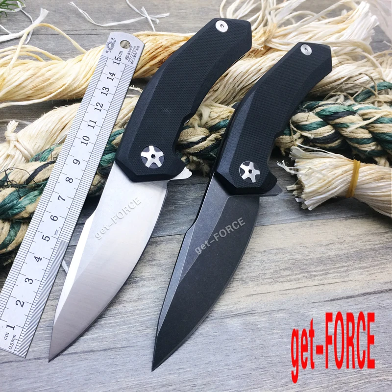 get FORCE Tactical Pocket Knife 0095 Hunting Folding Knife Bearing G10