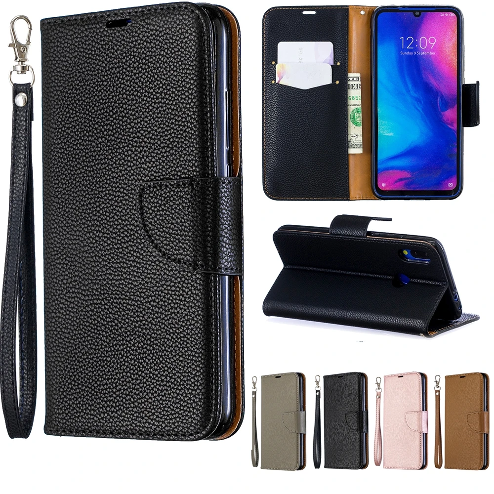 

Redmi Note 7 Case Funda Xiaomi Redmi Note 7 Pro Case Redmi 7 Solid Color Fashion Leather Cover for Xiaomi Redmi Note 7 Pro Case