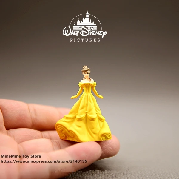 DISNEY Beauty and the Beast Belle Princess 4 5 см кукла Фигурка аниме Мини Коллекционная фигурка