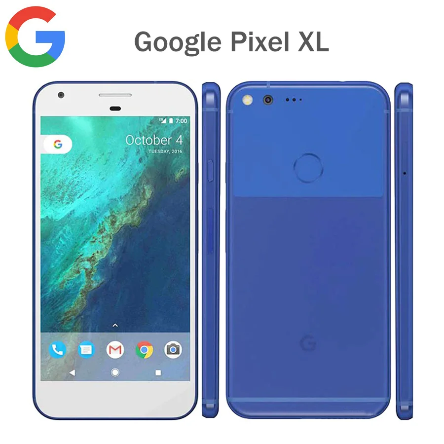 Версия ЕС Google Pixel XL 4G LTE мобильный телефон 5,5 "1440x2560 P 4 ГБ ОЗУ 32 ГБ/128 Гб ПЗУ Snapdragon821 четырехъядерный fingerench NFC телефон