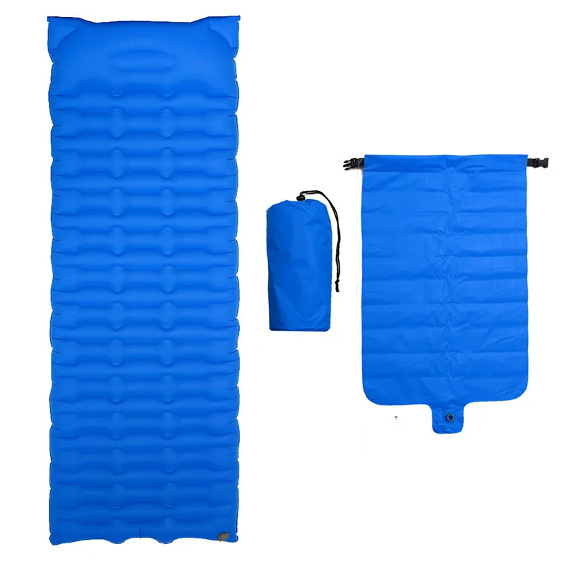 Надувной матрас для отдыха на открытом воздухе спальный мешок коврик быстрое наполнение воздуха водонепроницаемый туристический коврик
