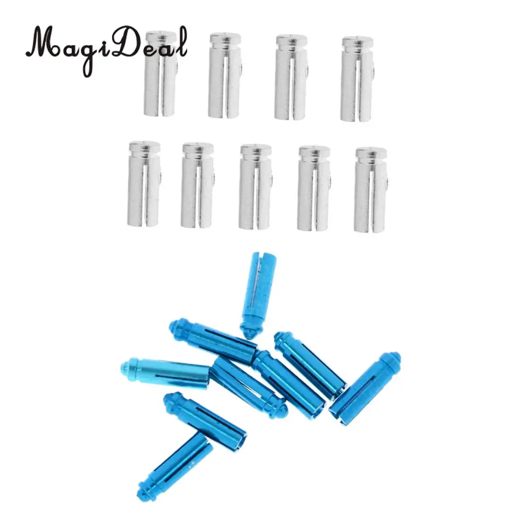 MagiDeal 18Pcs Universal Anodised Aluminum Dart Flight Savers Protectors Accessory