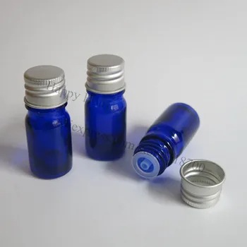 

5ml Glass Essential Oil Bottle With Aluminum Lids 5cc empty glass container